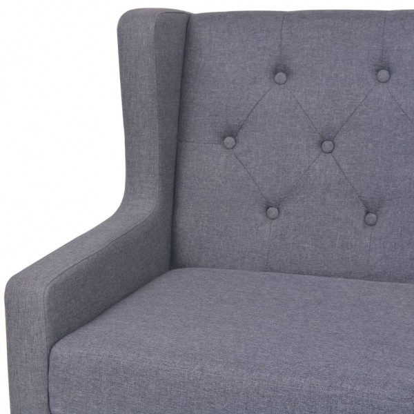 Sillón de tela gris M 5