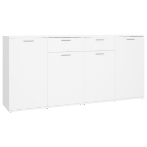 Aparador 160x36x75 cm contraplacado branco H
