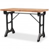 Mesa de jantar madeira de abeto maciça 122x65x82 cm 3