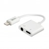 Adaptador Dual Bluetooth Jack 3,5 mm + Carga Lightning COOL 1