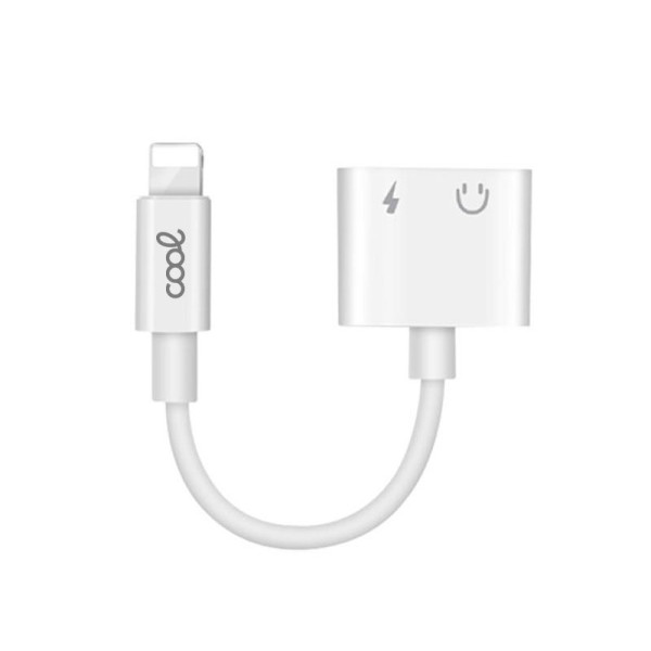 Adaptador Dual Bluetooth Jack 3,5 mm + Carga Lightning COOL M 5