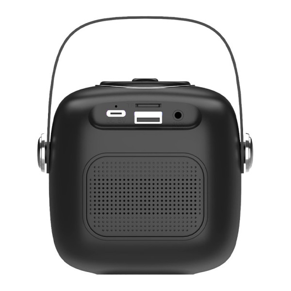 Altavoz Bluetooth Universal Música 6W COOL Mini Karaoke + Micrófono Negro M 3