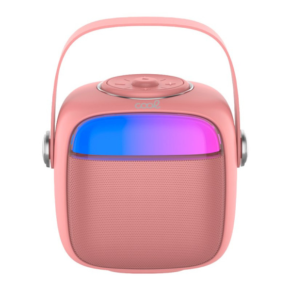 Alto-falante Bluetooth Universal Música 6W COOL Mini Karaoke + Micrófono Rosa M 5