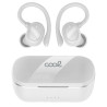 Auscultadores sem fio estéreo Bluetooth COOL Fit esporte branco 1