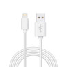 Cable USB Compatible COOL Lightning para iPhone / iPad (1.2 metros) Blanco 1