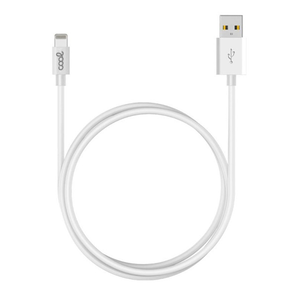 Cabo USB compatível COOL Relâmpago para iPhone / iPad (3 metros) Branco M 3