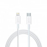 Cable USB Compatible COOL Universal TIPO-C a Lightning (1.2 metros) Blanco 1
