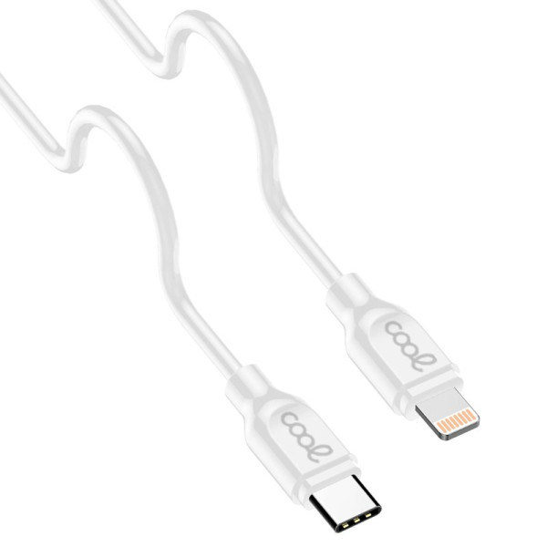 Cable USB Compatible COOL Universal TIPO-C a Lightning (1.2 metros) Blanco M 4