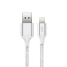 Cable USB COOL Nylon Universal Lightning para iPhone / iPad (1.2 metros) 1