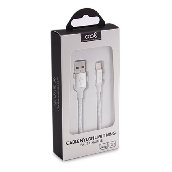 Cabo USB COOL Nylon Universal Lightning para iPhone / iPad (1.2 metros) M 4