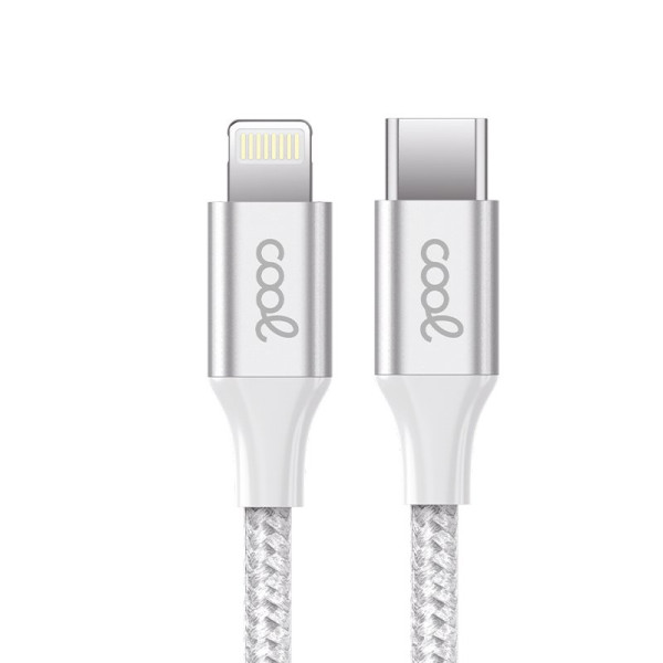 Cable USB COOL Nylon Universal Tipo C a Lightning (1.2 metros) M 4