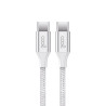 Cable USB COOL Nylon Universal Tipo C a Tipo C (1.2 metros) 1