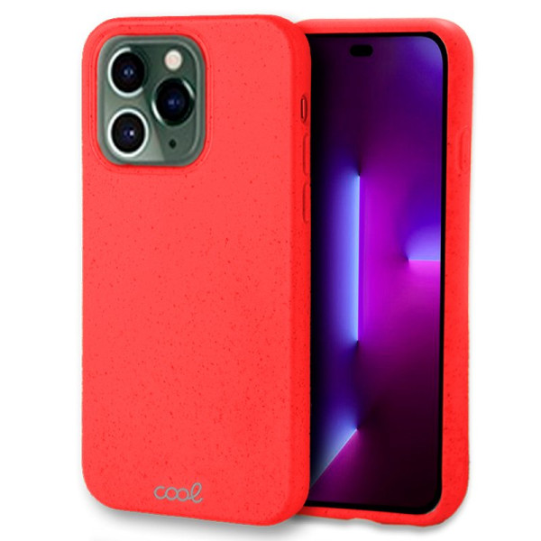 Carcasa COOL para iPhone 14 Pro Eco Biodegradable Rojo D