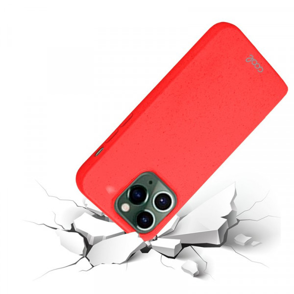 Carcasa COOL para iPhone 14 Pro Eco Biodegradable Rojo M 7