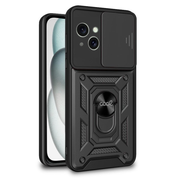 Carcasa COOL para iPhone 15 Hard Ring Negro D