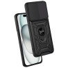 Carcasa COOL para iPhone 15 Hard Ring Negro 4