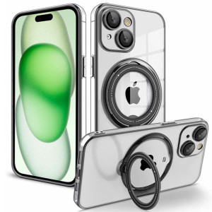 Carcaça COOL para iPhone 15 Plus magnético Anel Preto H