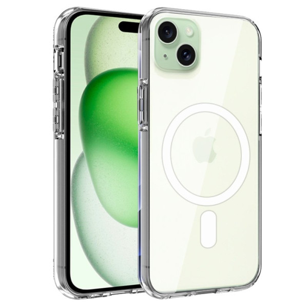 Carcasa COOL para iPhone 15 Plus Magnética Transparente D