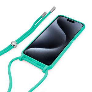 Carcasa COOL para iPhone 15 Pro Cordón Liso Mint H