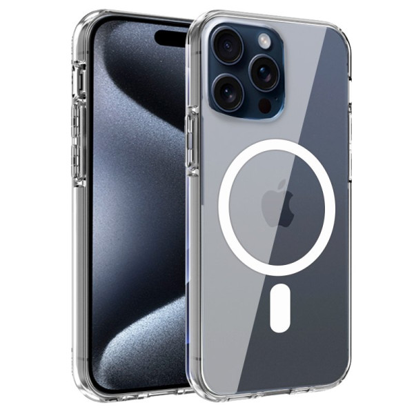 Carcasa COOL para iPhone 15 Pro Magnética Transparente D