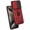 Carcasa COOL para iPhone 15 Pro Max Hard Ring Rojo 3