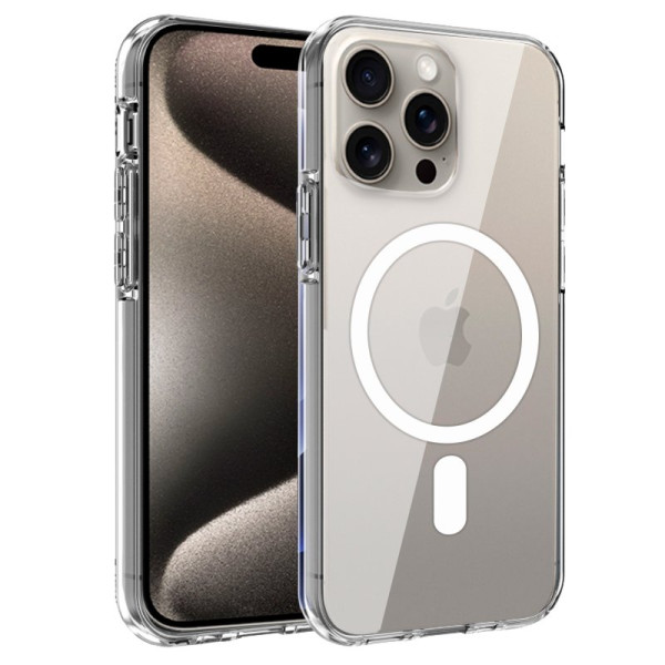 Carcasa COOL para iPhone 15 Pro Max Magnética Transparente D