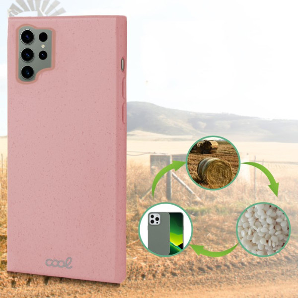 Carcaça COOL para Samsung S918 Galaxy S23 Ultra Eco Biodegradável Rosa M 4