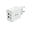 Cargador Red Universal Entrada 2 x USB COOL 2.4 Amperios Blanco 3
