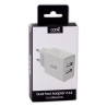 Cargador Red Universal Entrada 2 x USB COOL 2.4 Amperios Blanco 7