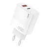Cargador Red Universal Ultra Fast PD Tipo-C + USB COOL (65W + Cable Tipo-C) GaN Blanco 3