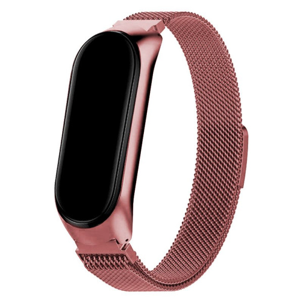 Correa COOL para Xiaomi Mi Band 5 / 6 / 7 / Amazfit Band 5 Metal Rosa D