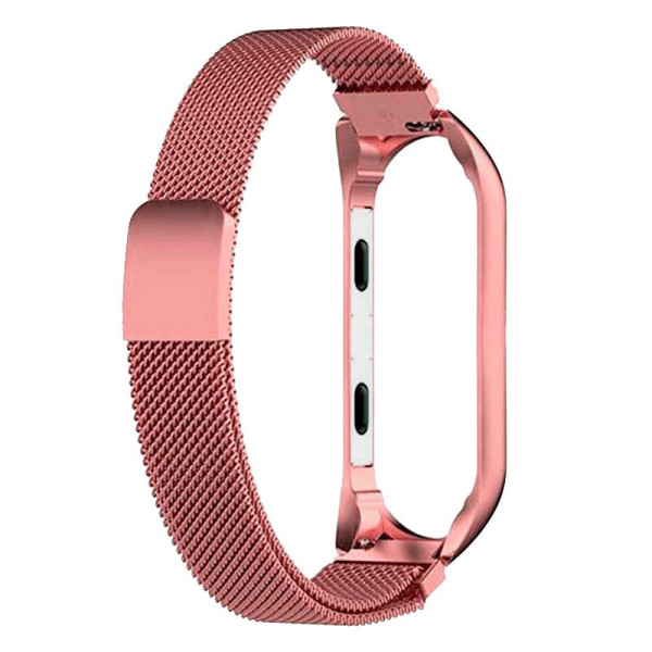 Cintura COOL para Xiaomi Minha faixa 5 / 6 / 7 / Amazfit Banda 5 Metal rosa M 2