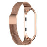 Cintura COOL para Xiaomi Minha faixa 5 / 6 / 7 / Amazfit Banda 5 Metal Rose Gold 3