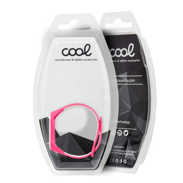 Correa COOL para Xiaomi Mi Band 5 / 6 / 7 / Amazfit Band 5 Sport Fucsia M 2