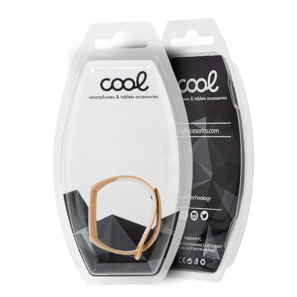 Correa COOL para Xiaomi Mi Band 5 / 6 / 7 / Amazfit Band 5 Sport Rosa Pastel M 2