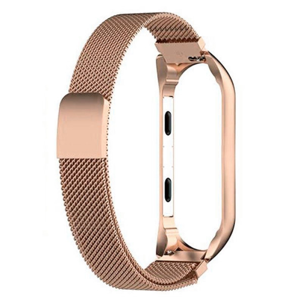 Correa COOL para Xiaomi Smart Band 8 Metal Rose Gold M 2