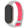 Correa COOL para Xiaomi Smart Band 8 Sport Gris-Rosa 1