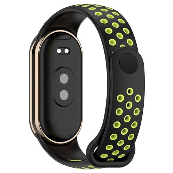 Correa COOL para Xiaomi Smart Band 8 Sport Negro-Verde M 3