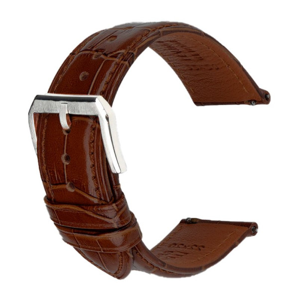 Correa Universal 20mm Amazfit Bip / GTS / Bip Lite / Huawei / Samsung / COOL Polipiel Marrón M 3