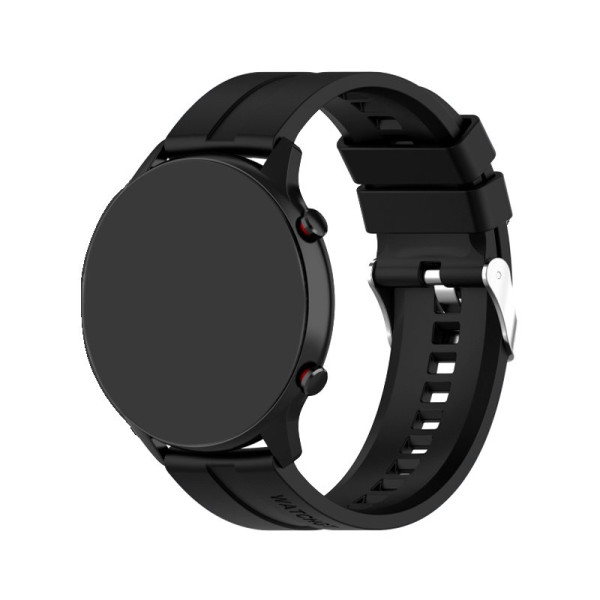 Correa Universal 22mm Amazfit GTR / Stratos / Huawei / Samsung / COOL Goma Negro M 2