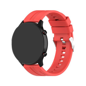 Correa Universal 22mm Amazfit GTR / Stratos / Huawei / Samsung / COOL Goma Rojo H