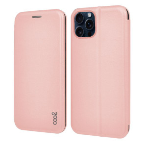 Funda COOL Flip Cover para iPhone 15 Pro Elegance Rose Gold H