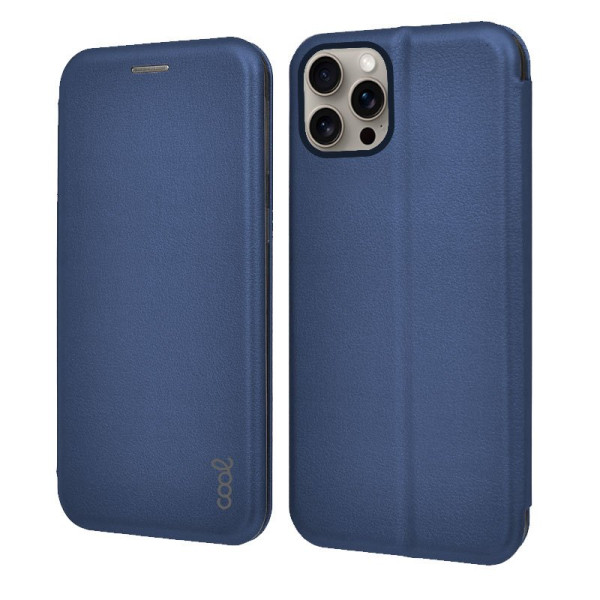 Funda COOL Flip Cover para iPhone 15 Pro Max Elegance Marino M 2