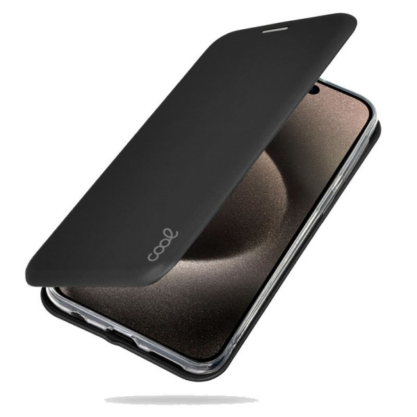 Funda COOL Flip Cover para iPhone 15 Pro Max Elegance Negro M 4