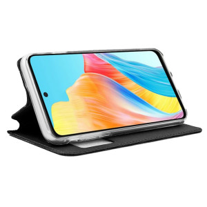 Funda COOL Flip Cover para Oppo A58 4G Liso Negro H