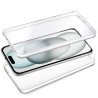 Fundação COOL Silicone 3D para iPhone 15 (Border Transparent + Trasera) 2