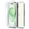 Funda COOL Silicona 3D para iPhone 15 Plus (Transparente Frontal + Trasera) 1