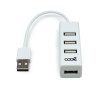 Hub USB 2.0 Universal COOL 4 portas USB brancas 2