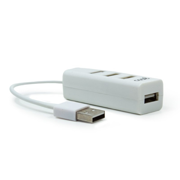 Hub USB 2.0 Universal COOL 4 portas USB brancas M 4