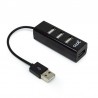 Hub USB 2.0 Universal COOL 4 Puertos USB Negro 1